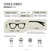 【Free 3 in 1 set)】Kacamata Hitam Sunglasses Frameless Style Geometri Bahan Metal+TR-90 Wanita Modern Beauty Miror - Gambar 6